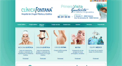 Desktop Screenshot of clinicafontana.com